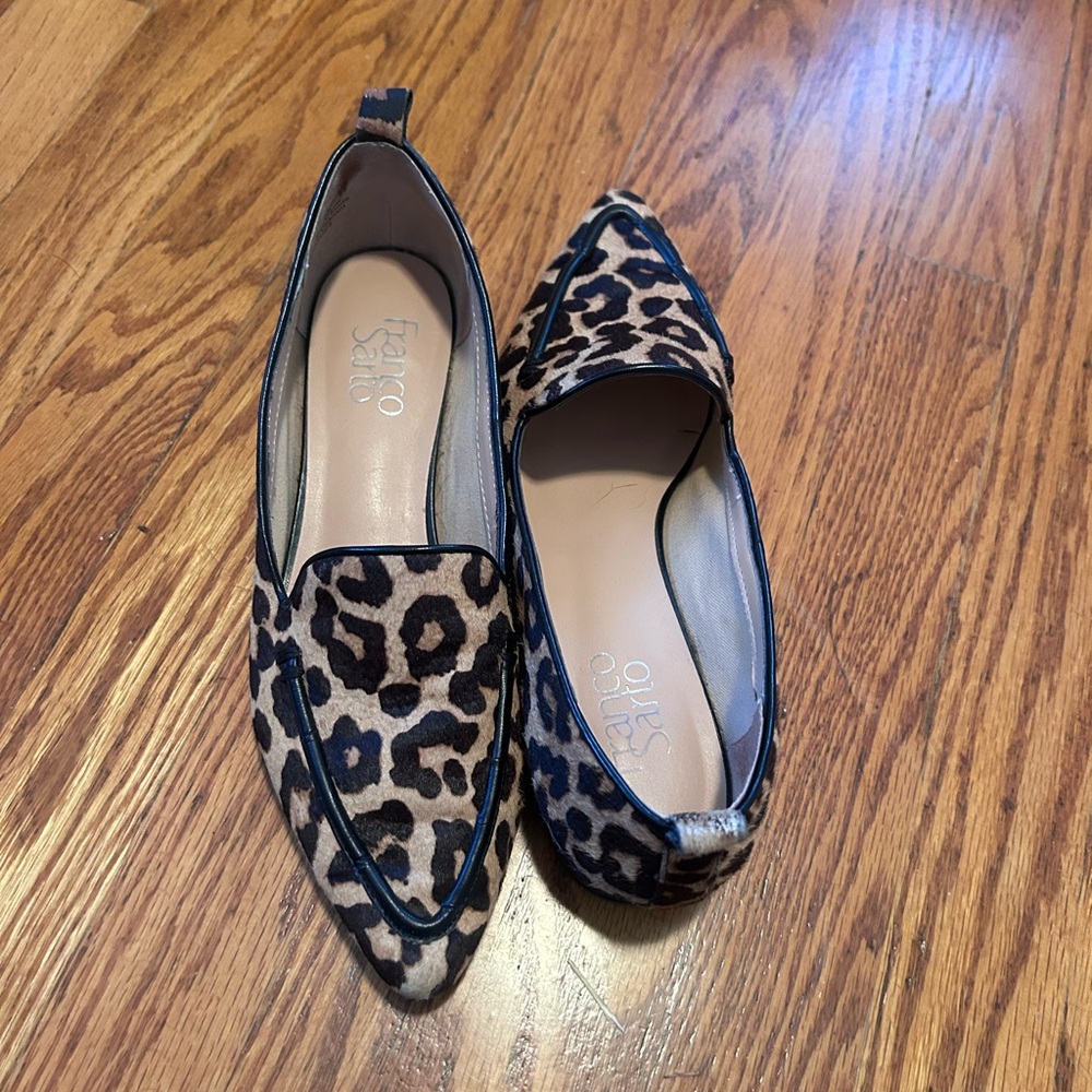 Franco Sarto Animal Print Flats
